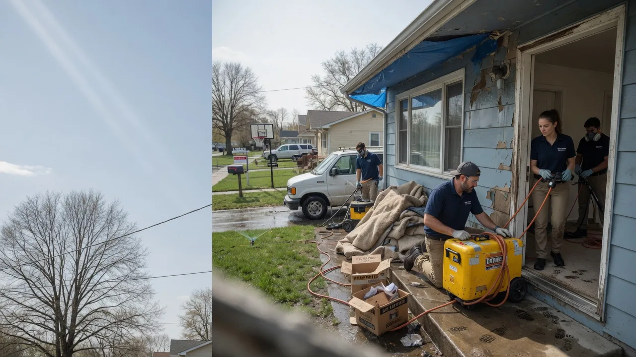 Basement Flood Cleanup in Strawn, TX near me